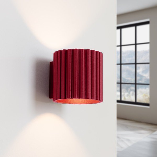 Lampada da parete burgundy ø 10 cm Zora – Sollux-image-1