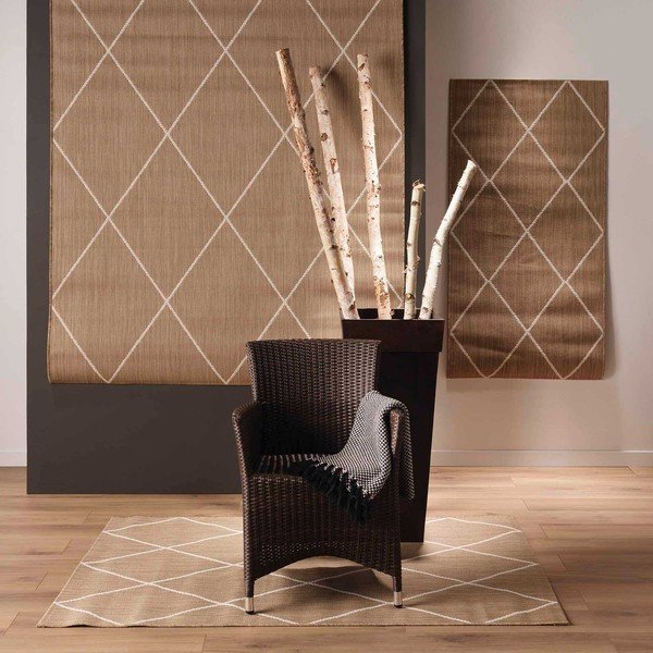 Tappeto beige 80x150 cm Damira – douceur d'intérieur-image-1