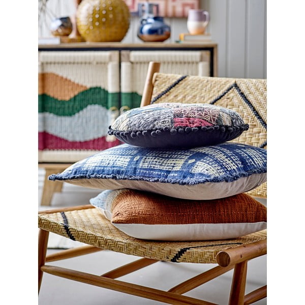 Poltrona con intreccio in colore naturale Lennox - Bloomingville-image-1