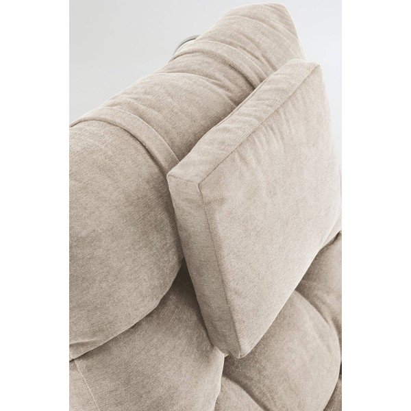 Poltrona beige con rivestimento in ciniglia Burleson – Jotex-image-4
