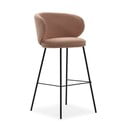 Set di sbagelli da bar in rosa chiaro 2 pz (altezza della seduta 65 cm) Rush – Marckeric