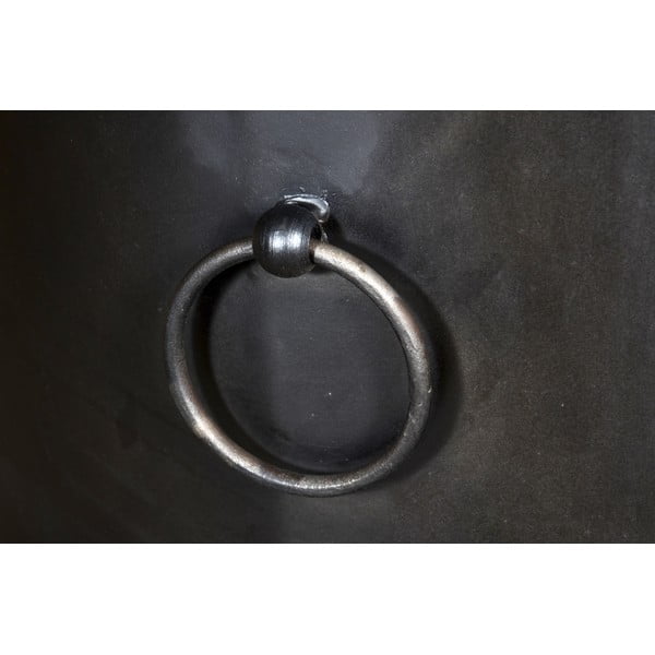 Scaffale per vino in metallo nero 9 bottiglie 60x85 cm Luni - Interia Home & Living-image-1