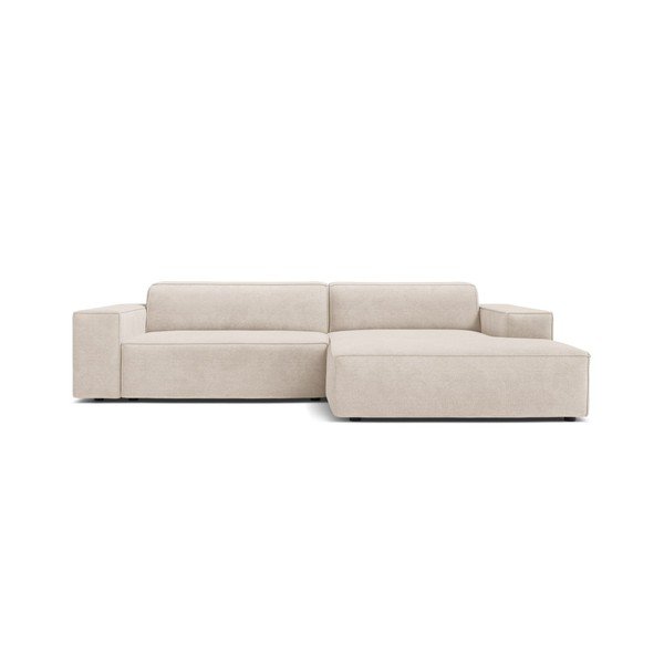 Divano angolare componibile color crema (con penisola a destra/con chaise lounge) Jodie – Micadoni -image-1