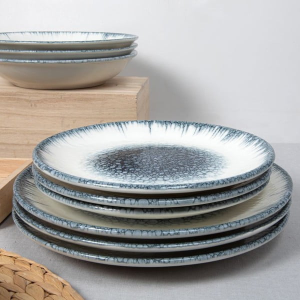 Set da pranzo in porcellana 12 pezzi Ombre - Güral Porselen