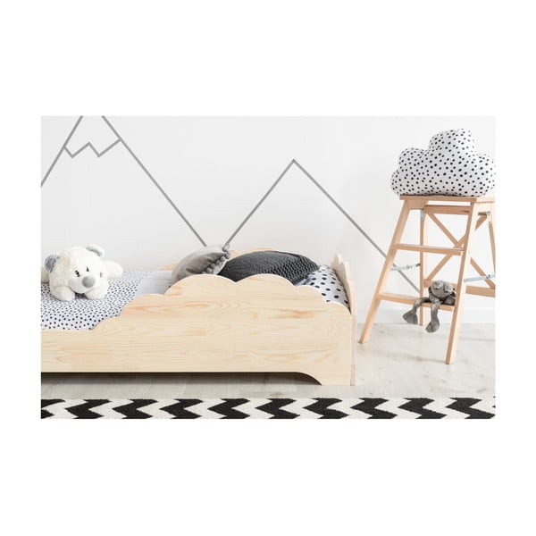 Letto per bambini in legno di pino BOX 9, 90 x 200 cm Mila Box 9 - Adeko-image-3