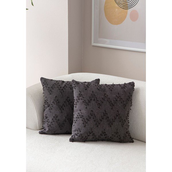 Federe decorative in set 2 pz 43x43 cm Tuffet – Mioli Decor-image-1