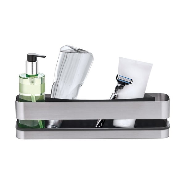 Mensola da bagno in acciaio inox opaco Areo, lunghezza 34 cm Nexio - Blomus-image-2