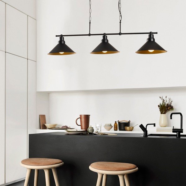 Lampadario nero Sivani – Opviq lights-image-1