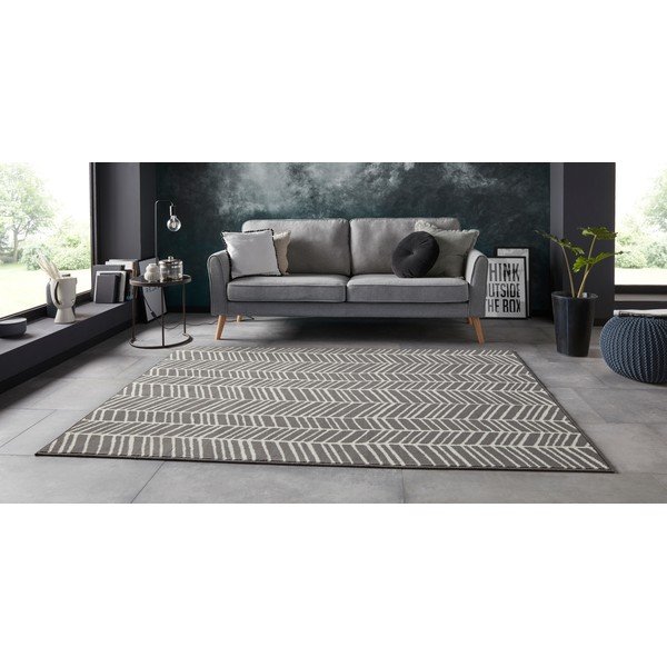 Tappeto grigio , 120 x 170 cm Velvet - Ragami-image-1