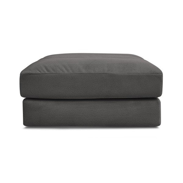 Poggiapiedi nero con rivestimento in velluto Sierra – Bobochic Paris