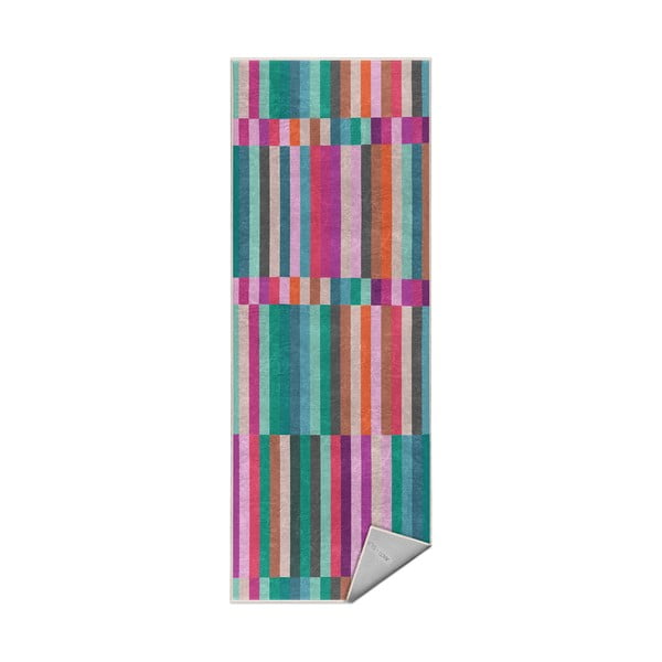 Passatoia turchese lavabile 80x200 cm Acid Rain – Mila Home