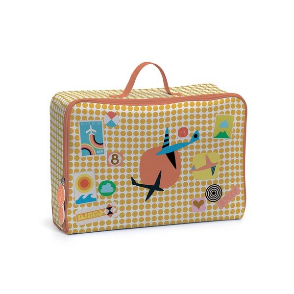 Valigia di stoffa per bambini Graphic - Djeco