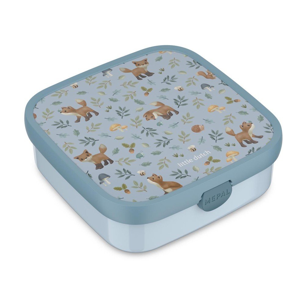 Portapranzo per bambini azzurro in plastica Forest Friends by Little Dutch – Mepal | Portapranzo per bambini