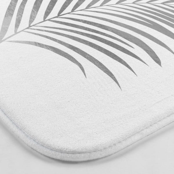 Tappetino per il bagno bianco e argentato per WC 45x45 cm Orbella – douceur d'intérieur-image-2