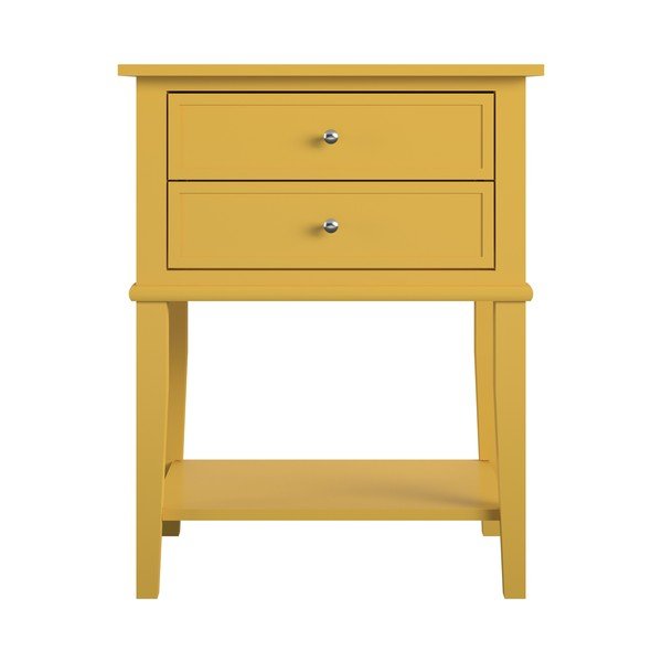 Comodino giallo Franklin - Støraa-image-2