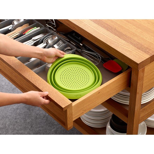 Scolapasta in silicone verde Mini - Lékué-image-1