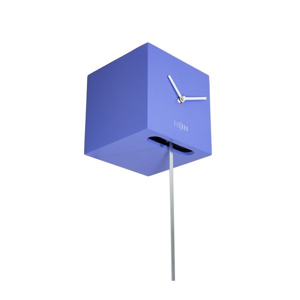 Modré nástěnné hodiny Fisura Pendulum-image-1