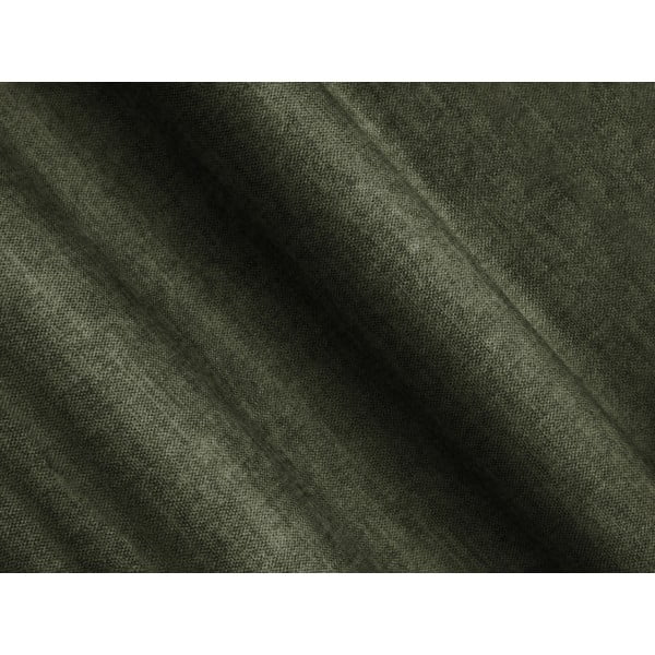 Divano angolare verde (con penisola a sinistra/a U) con rivestimento in velluto Loretto – Cosmopolitan Design-image-4