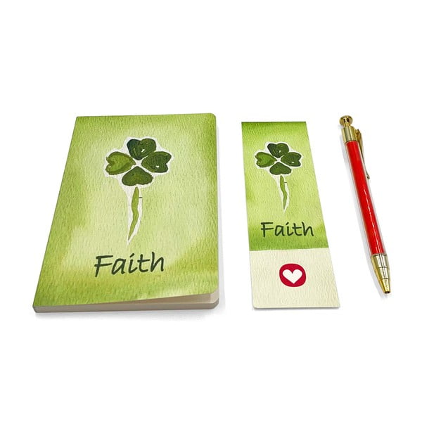 Set di scrittura regalo con desideri Four-Leaf Clover - Kartos-image-2