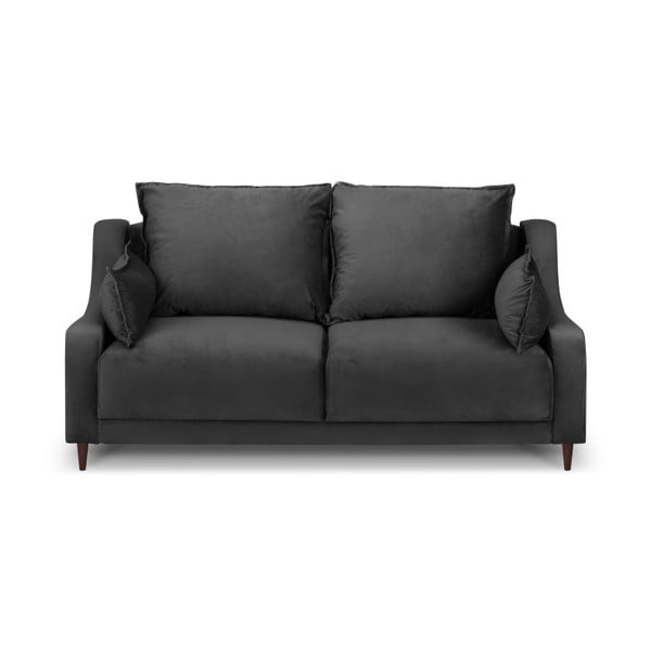 Divano in velluto grigio scuro Freesia, 150 cm - Mazzini Sofas
