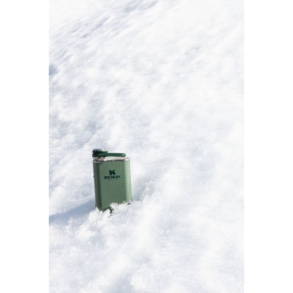 Fiaschetta verde in acciaio inox 230 ml Easy-Fill Wide Mouth Flask Hammer Tone Green – Stanley-image-1