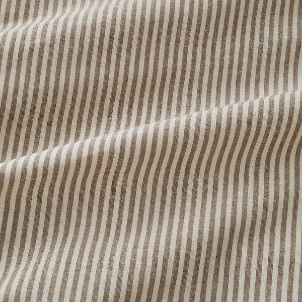 Set copripiumino e federa grigio tortora per letto singolo 135x200 cm Cotton Rich Narrow Woven Stripe – Pineapple Elephant-image-3