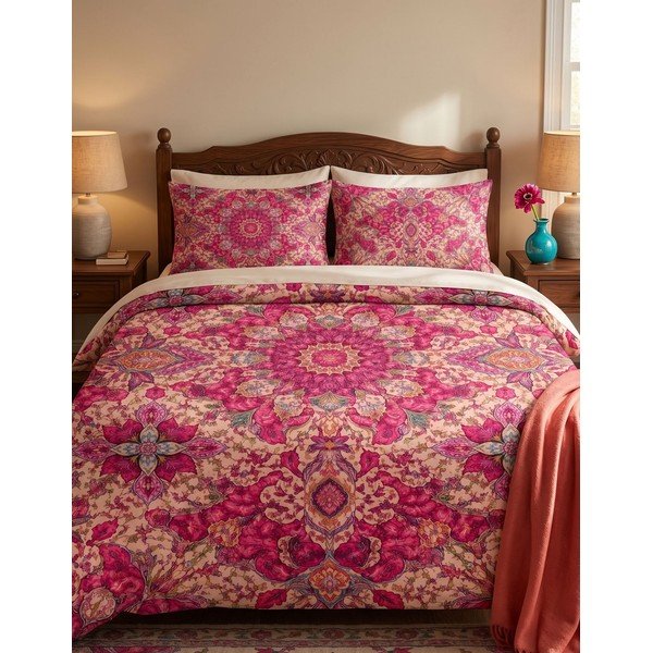 Set copripiumino e federa per letto matrimoniale 200x200 cm Chloe – Mijolnir