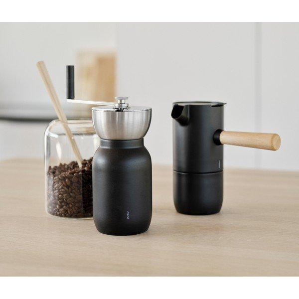 Caffettiera nero in acciaio inox 250 ml Collar – Stelton-image-2