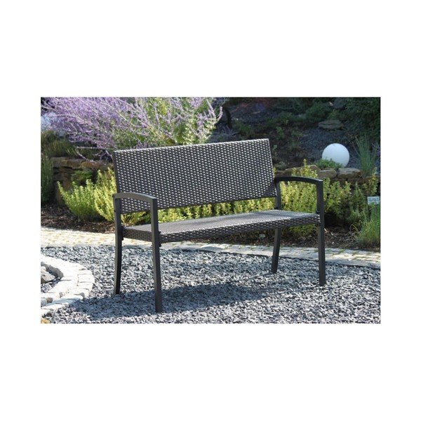 Panchina da giardino marrone scuro ADDU Sanremo - Garden Pleasure-image-1