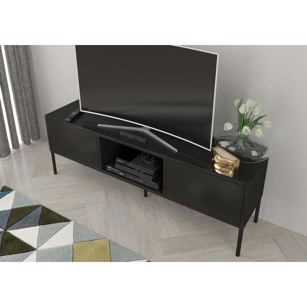 Tavolo TV nero Mirka - Skandica-image-1