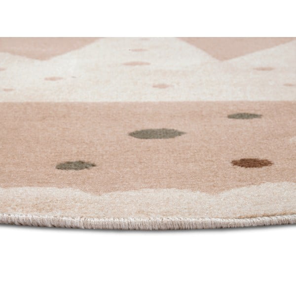 Tappeto beige per bambini ø 100 cm Crown - Hanse Home-image-2