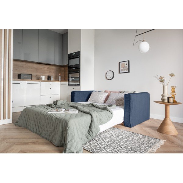Divano letto blu scuro 168 cm Lucky Lucy - Miuform-image-3