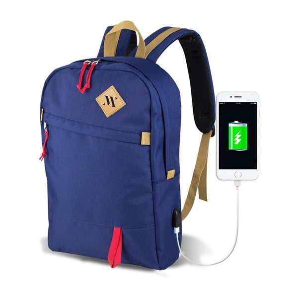 Zaino blu con porta USB My Valice FREEDOM Smart Bag - Myvalice
