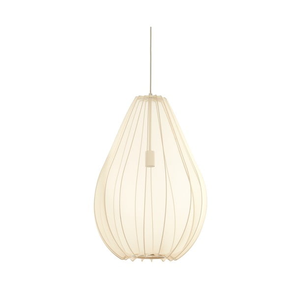 Lampadario beige con paralume in tessuto ø 50 cm Itela - Light & Living-image-3