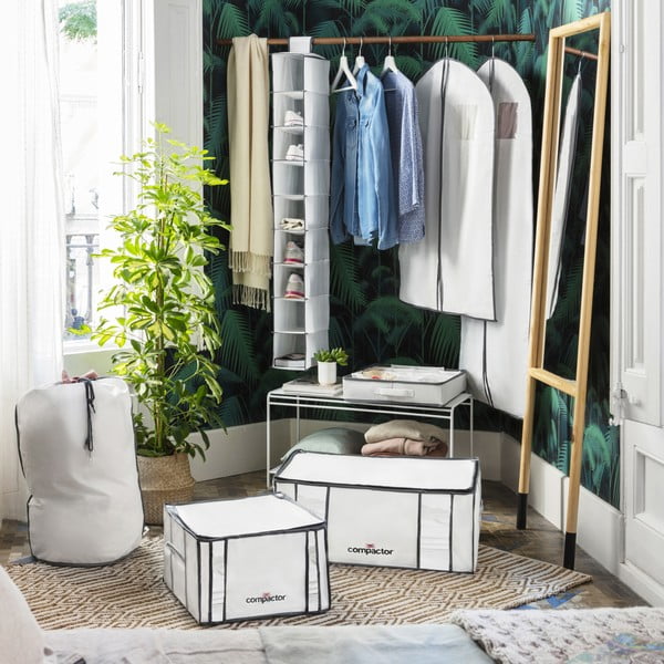 Borsa appendiabiti bianca Bianco - Compactor-image-3