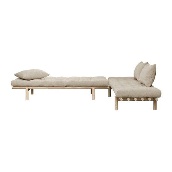 Divano in lino beige 200 cm Pace - Karup Design-image-4