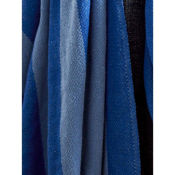 Coperta blu in cotone riciclato 130x160 cm Frello – Bloomingville-image-4