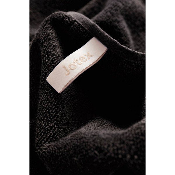 Set di asciugamani per viso e corpo neri in cotone 4 pz Darcy – Jotex-image-3