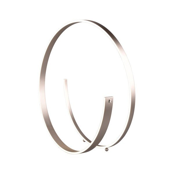 Lampada da terra a LED grigia con controllo vocale/app mobile con paralume in metallo (altezza 75 cm) Cinardi - CINQUE-image-3