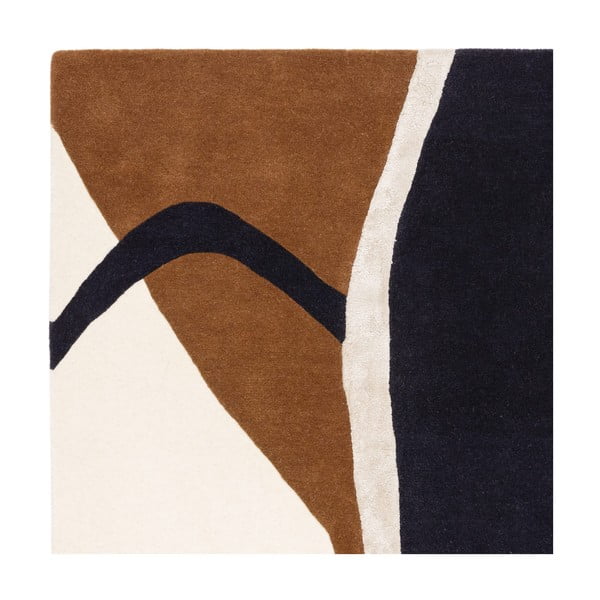 Tappeto in lana tessuto a mano color mattone 120x170 cm Matrix - Asiatic Carpets-image-2