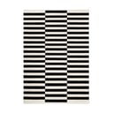 Tappeto bianco e nero in lana reversibile/tessuto a mano 160x230 cm Donna – Hanse Home