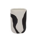 Tazza in ceramica bianca e nera per spazzolini da denti Icon - Mette Ditmer Denmark