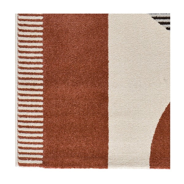 Tappeto rosso/grigio 120x170 cm Gaia – Universal-image-2