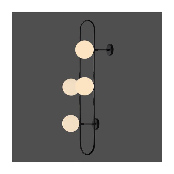 Lampada da parete nera, altezza 124 cm Elips - Squid Lighting-image-1