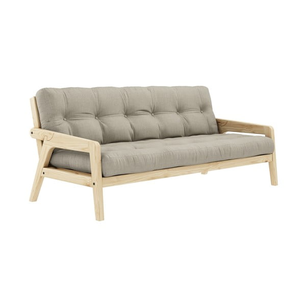 Divano letto beige 204 cm Grab - Karup Design-image-3