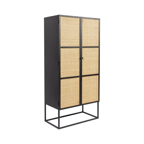 Mobile in rattan nero 70x145 cm Guuji - White Label-image-2