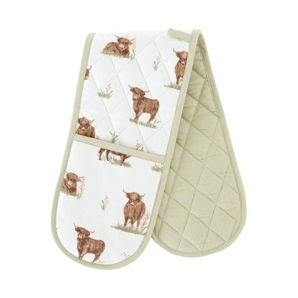 Doppio guanto da cucina in cotone Angus Highland Cow – Catherine Lansfield