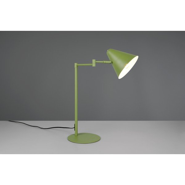 Lampada da tavolo verde con struttura flessibile (altezza totale 50,5 cm) Cosima – Trio-image-1