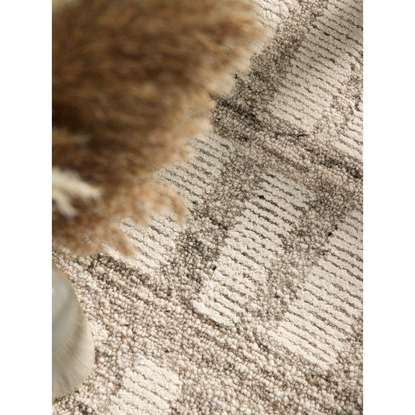 Tappeto color crema in lana tessuto a mano 160x230 cm Boho 1.0 Linara – Vikosa-image-3
