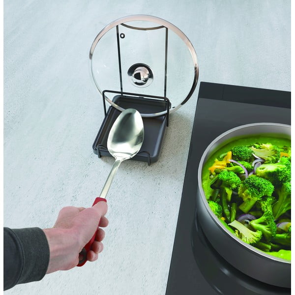 Portacoperchio in acciaio inox Tokyo Lava - Metaltex-image-3